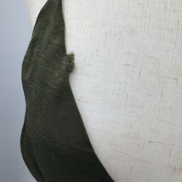 LULU'S SZ M Green Endless Elegance Surplice Neck Sleeveless Maxi Dress 0B1 *flaw - Picture 7 of 12